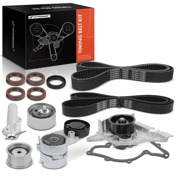 12 Pcs Timing Belt Kit for Volkswagen Passat 98-05 Audi A4 A6 Quattro