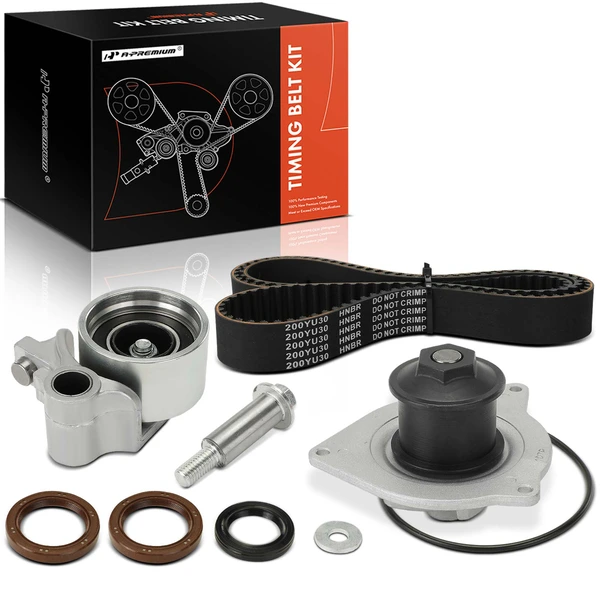 A-Premium APTBK530 Timing Belt + Water Pump + Timing Belt Pulley + Front Seal