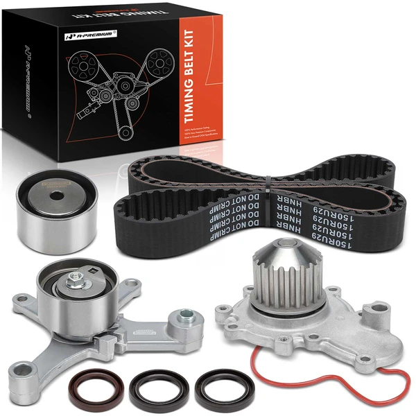 7 Pcs Timing Belt Kit with Water Pump for 1995-1999 Dodge Avenger