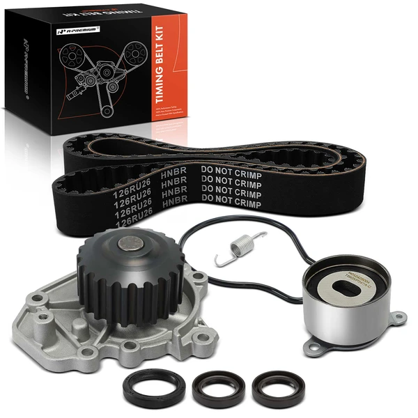 7 Pcs Timing Belt Kit with Water Pump for Acura Integra 1994-1995 L4 1.8L DOHC