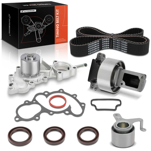 8 Pcs Timing Belt Kit with Water Pump for 1988-1992 Toyota 4Runner