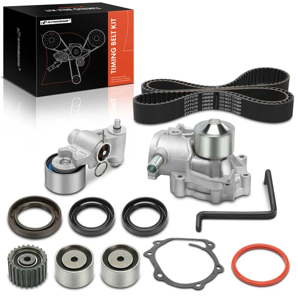 9 Pcs Timing Belt Kit & Water Pump for 1997-1998 Subaru Legacy