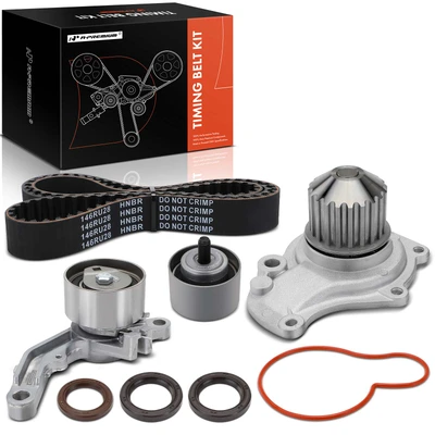 7 Pcs Timing Belt Kit with Water Pump