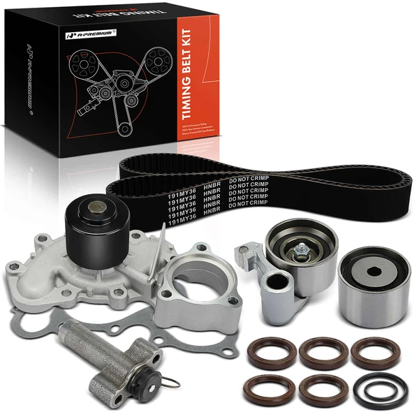 10 Pcs Timing Belt Kit with Water Pump for 1995-1998 Toyota T100