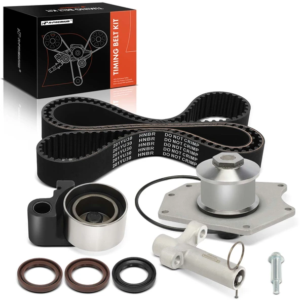 7 Pcs Timing Belt Kit with Water Pump for 2003-2004 Chrysler Intrepid
