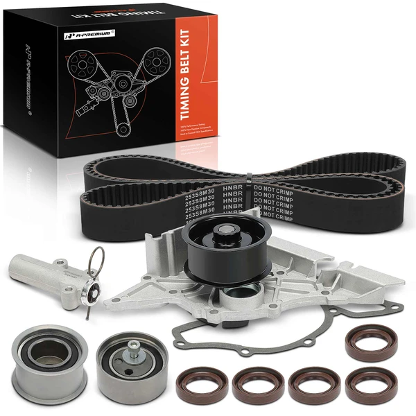 10 Pcs Timing Belt Kit & Water Pump for 1998-2001 Audi A6