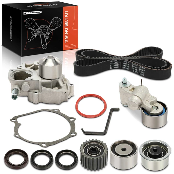 9 Pcs Timing Belt Kit & Water Pump for 2010-2012 Subaru Legacy