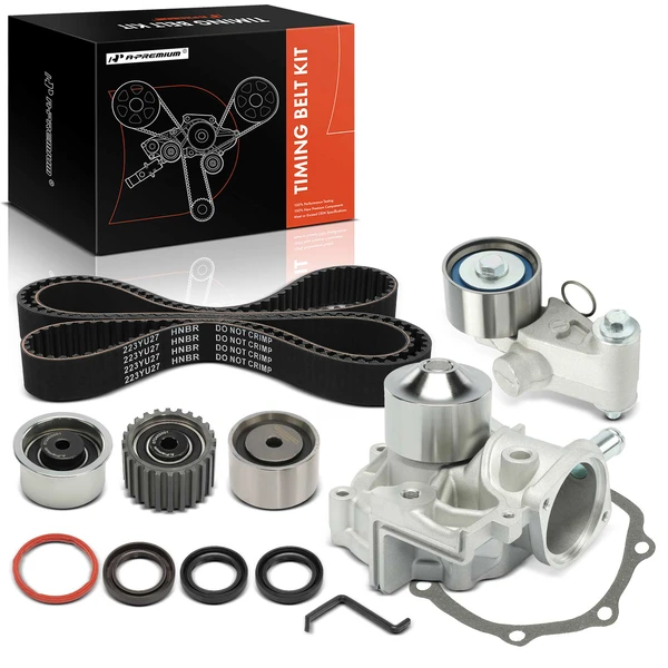 9 Pcs Timing Belt Kit & Water Pump for 2000-2005 Subaru Legacy