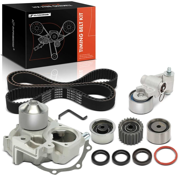9 Pcs Timing Belt Kit & Water Pump for Subaru Legacy Outback 2006-2009 H4 2.5L