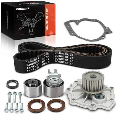 8 Pcs Timing Belt Kit with Water Pump