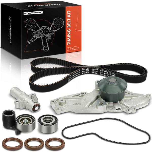 8 Pcs Timing Belt Kit & Water Pump for 2005-2012 Acura RL