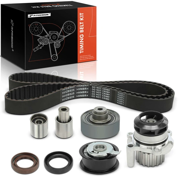8 Pcs Timing Belt Kit with Water Pump for 1999-2003 Volkswagen Jetta
