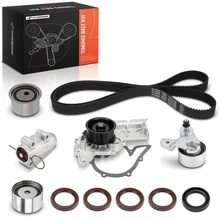 11 Pcs Timing Belt Kit & Water Pump with Gasket for 2002-2006 Audi A4 Quattro