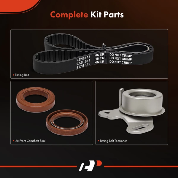 4 Pcs Timing Belt Kit for Mitsubishi Mirage 1985 Precis Dodge Hyundai Plymouth
