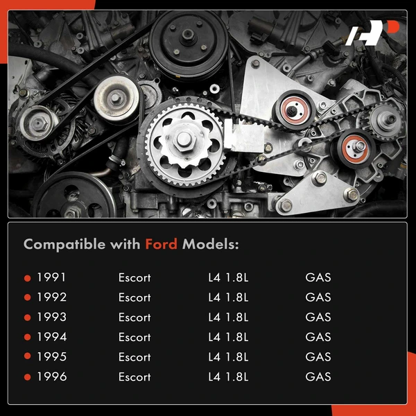 7 Pcs Timing Belt Kit for Ford Escort 1991-1996 Kia Sephia 1995-1997