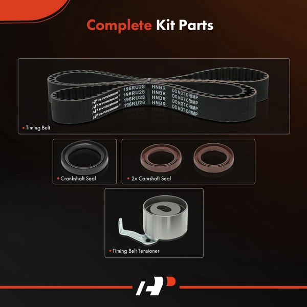 5 Pcs Timing Belt Kit for Acura TL 1996-1998 Legend 1991-1995 V6 3.2L GAS SOHC