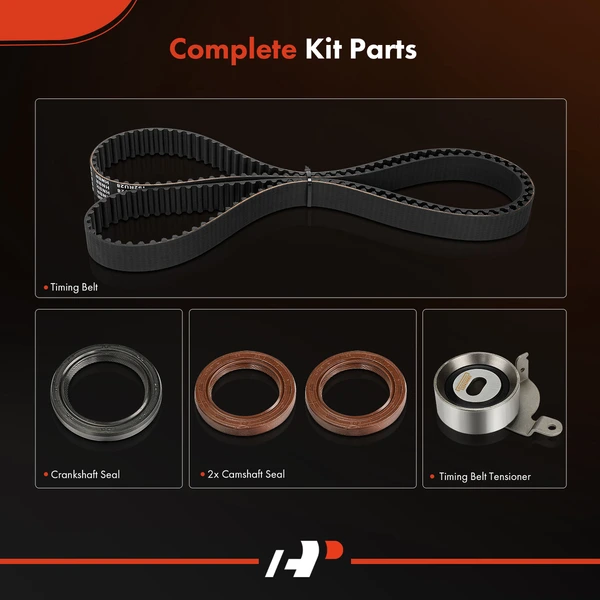 5 Pcs Timing Belt Kit for Acura Legend 1986-1990 Sterling 825 1987-1988 827 1989-1991