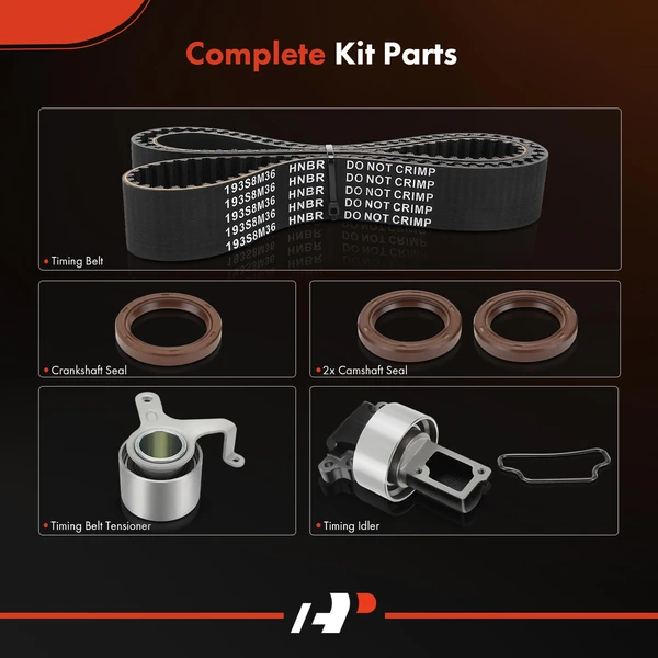 6 Pcs Timing Belt Kit for Toyota 4Runner Pickup 1988-1992 3.0L GAS