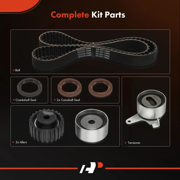 7 Pcs Timing Belt Kit for Mazda Protege 1995-1998 L4 1.5L GAS DOHC