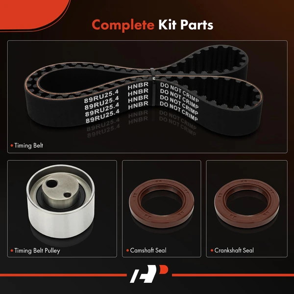 4 Pcs Timing Belt Kit for Geo Metro Pontiac Firefly Suzuki Swift 1995-1997