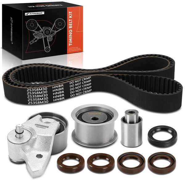 9 Pcs Timing Belt Kit for 2001-2006 Audi A8 Quattro