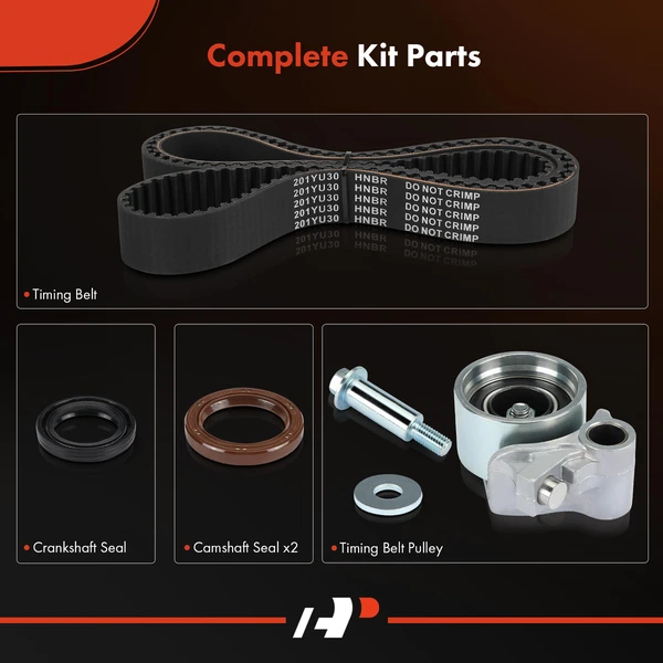 5 Pcs Timing Belt Kit for Dodge Intrepid 98-02 Chrysler Concorde 300M Intrepid