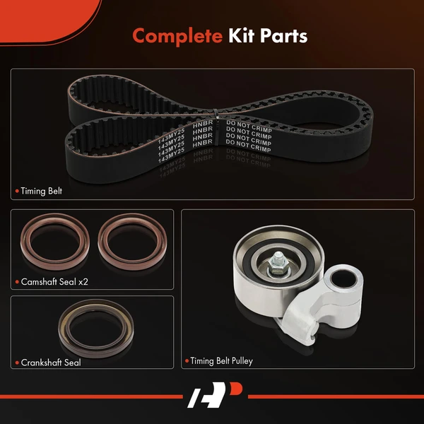 5 Pcs Timing Belt Kit for Lexus GS300 93-05 SC300 92-00 IS300 Toyota Supra