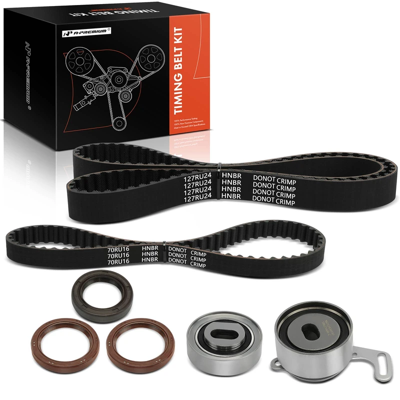 7 Pcs Timing Belt Kit for Honda Prelude 1992-1996 L4 2.3L DOHC Gas