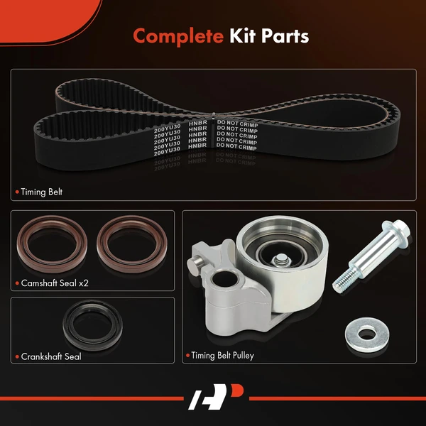 5 Pcs Timing Belt Kit for Dodge Intrepid Eagle Vision Chrysler Intrepid New Yorker