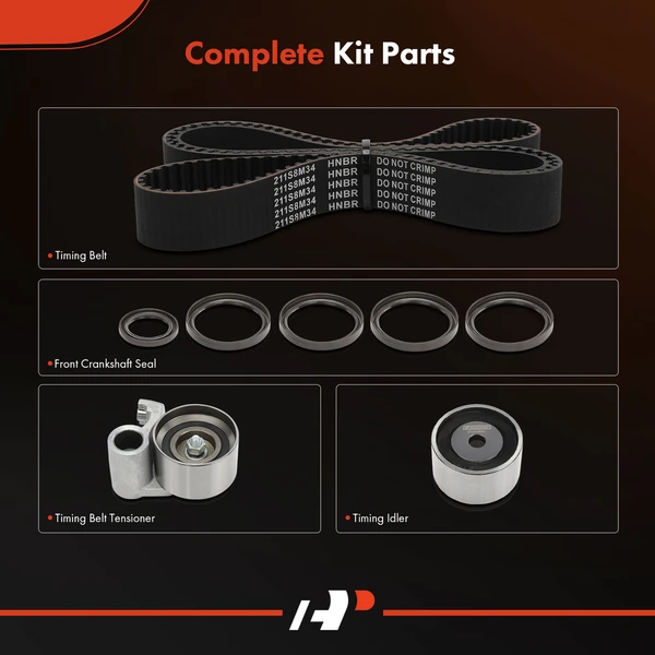 8 Pcs Timing Belt Kit for Toyota 4Runner 03-09 Tundra Land Cruiser Lexus GS400