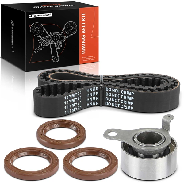 5 Pcs Timing Belt Kit for Toyota Corolla 93-97 Geo Prizm 93-97 L4 1.6L GAS DOHC