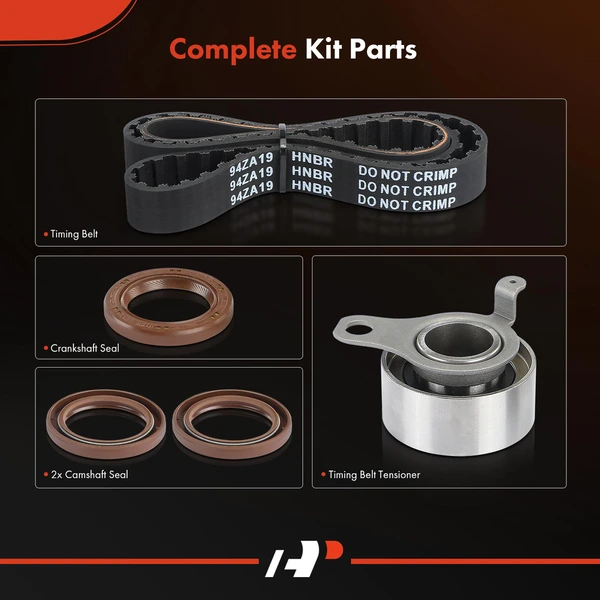 5 Pcs Timing Belt Kit for Toyota Celica 93 L4 1.6L GAS DOHC Naturally Aspirated