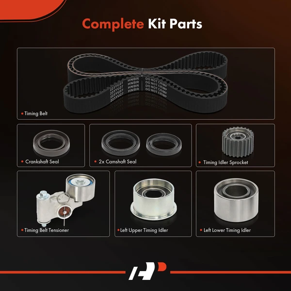 8 Pcs Timing Belt Kit for Subaru Outback Legacy 2000-2009 Baja 2003-2006 H4 2.5L