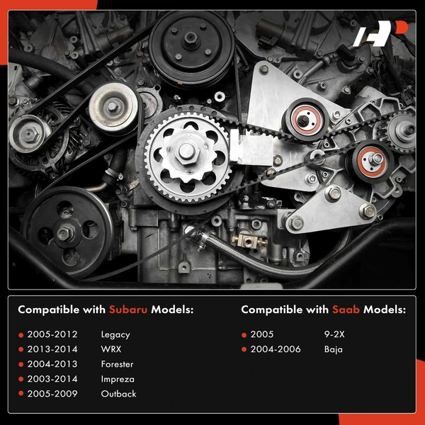 11 Pcs Timing Belt Kit for Subaru Forester WRX Legacy Impreza Outback Saab