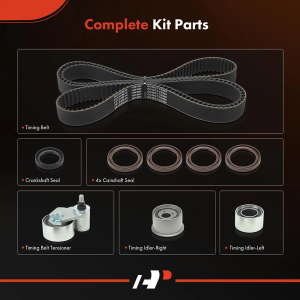 9 Pcs Timing Belt Kit for Audi A4 2002-2005 A4 Quattro 2002-2006 A6 A6 Quattro
