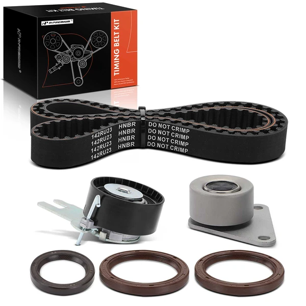 6 Pcs Timing Belt Kit for Volvo C70 06-12 C30 07-12 V50 05-08 10-11 GAS