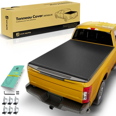 6.3 FT Soft Roll-up Truck Bed Tonneau Cover