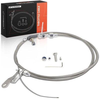 47.24 Inch Braided Stainless Steel Transmission Kickdown Cable