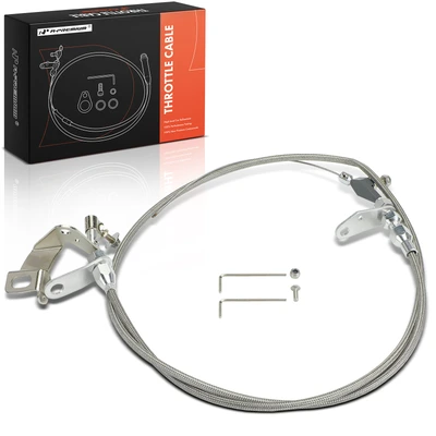 46.06 Inch Braided Stainless Steel Kickdown Cable