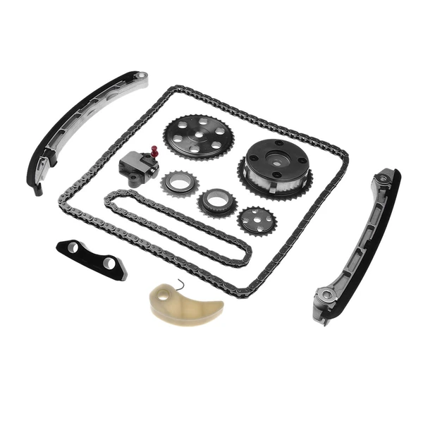12 Pcs Engine Timing Chain Kit with VVT Acuator Gear for 2007-2013 Mazda 3