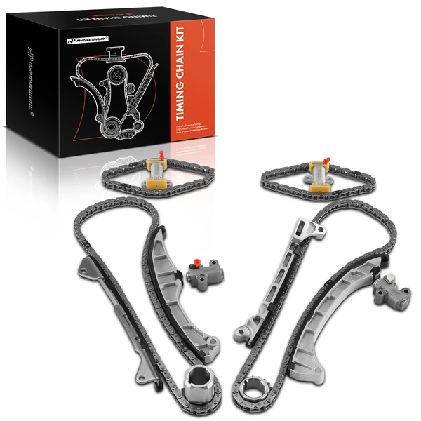 14 Pcs Engine Timing Chain Kit for Toyota Tundra Sequoia 09-17 Land Cruiser LX570