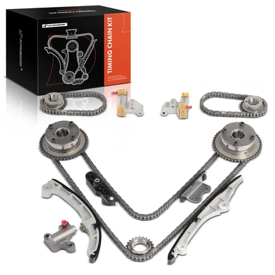 17 Pcs Engine Timing Chain Kit for Ford Edge Flex Fusion Lincoln MKS MKT Mercury