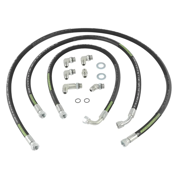 3 Pcs Transmission Cooler Lines for Chevy Silverado 2500 HD GMC Sierra 3500 6.6L