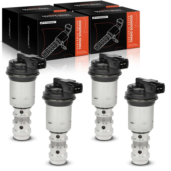 4 Pcs Intake & Exhaust Engine Variable Valve Timing VVT Solenoid for 2007-2008 BMW Alpina B7