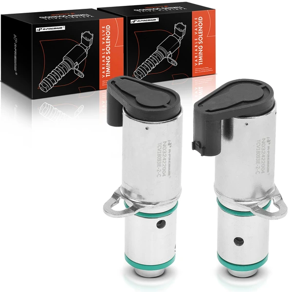 2 Pcs Intake & Exhaust Engine Variable Valve Timing VVT Solenoid for 2006-2013 Volvo C70