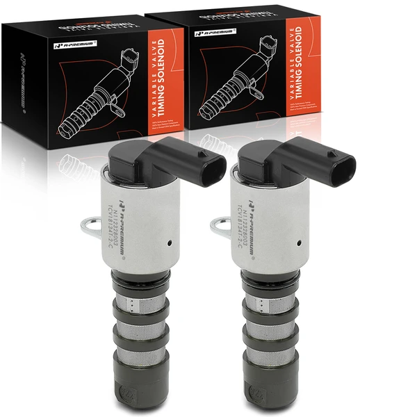 2 Pcs Intake & Exhaust Engine Engine Variable Valve Timing VVT Solenoid for 2012-2014 2016-2018 Audi A6 Quattro