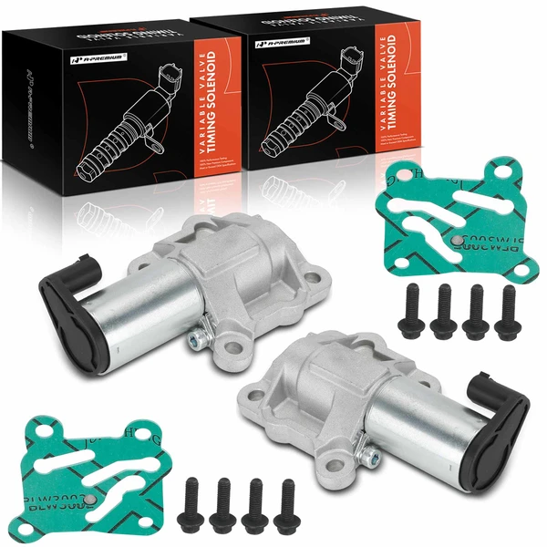 2 Pcs Intake & Exhaust Variable Valve Timing Solenoid for 2003-2009 Volvo S60