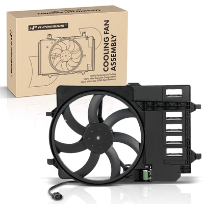 Engine Radiator Cooling Fan Assembly with Shroud