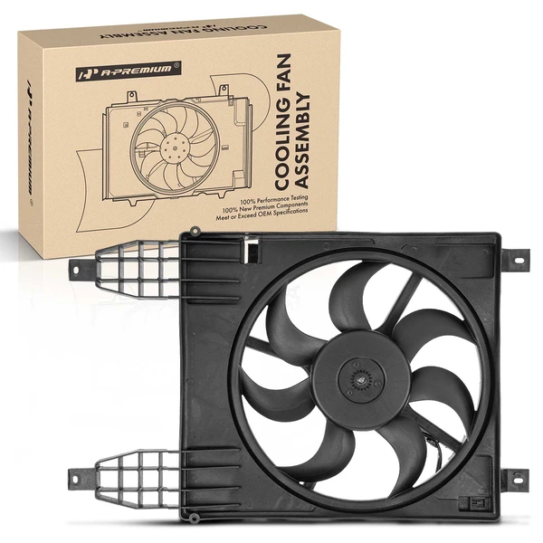 Radiator Cooling Fan Assembly with Shroud for 2009-2011 Chevrolet Aveo5