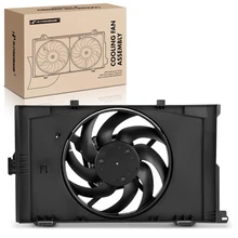 Single Radiator Cooling Fan Assembly with Shroud